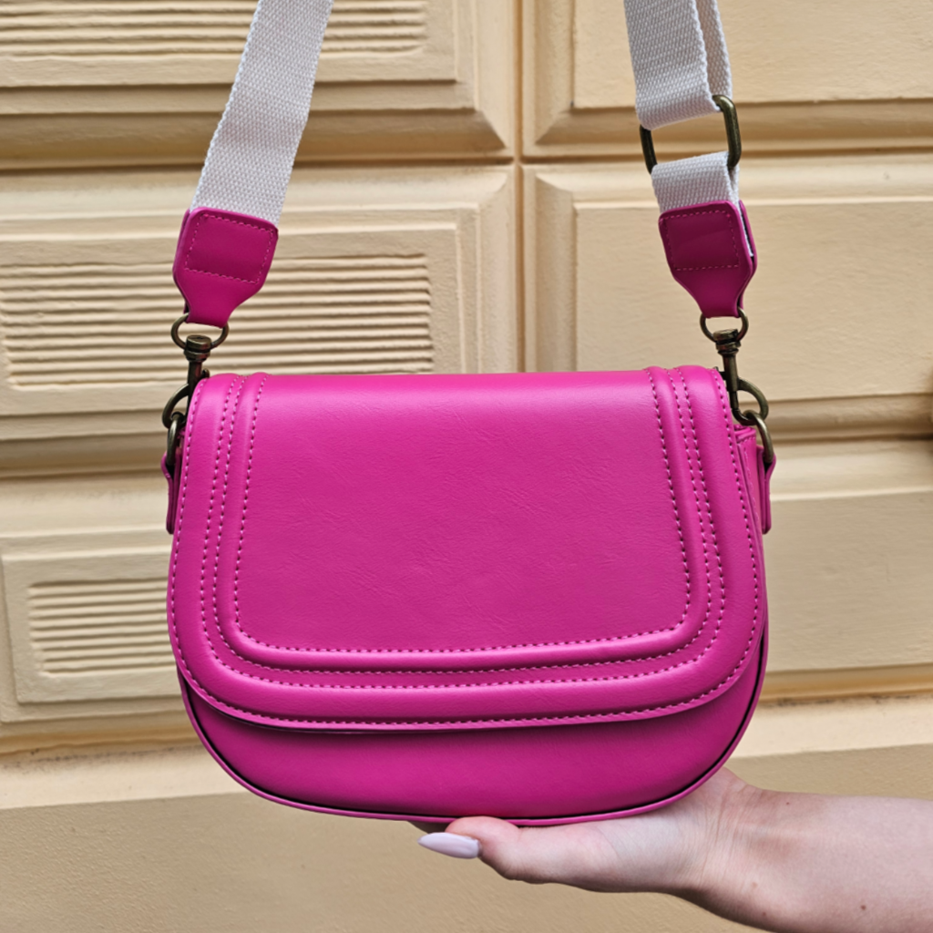 Dámská crossbody kabelka MARTENY fuchsiová+